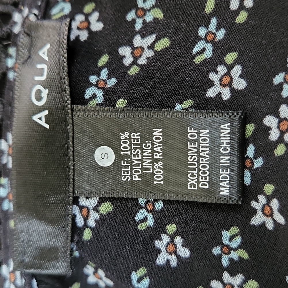 AQUA Sheer Tiered Dress - Picture 11 of 12